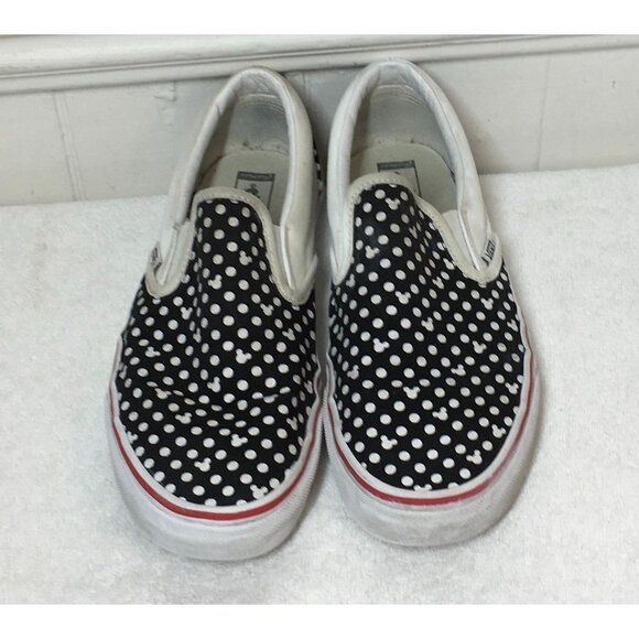 Vans Black and White Polka Dot Sneakers - Picture 2 of 7